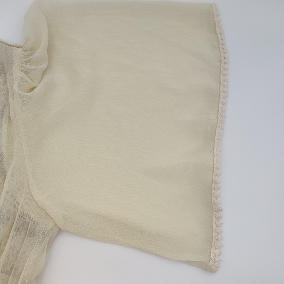 Adiva flutter sleeve top S - Picture 5 of 6